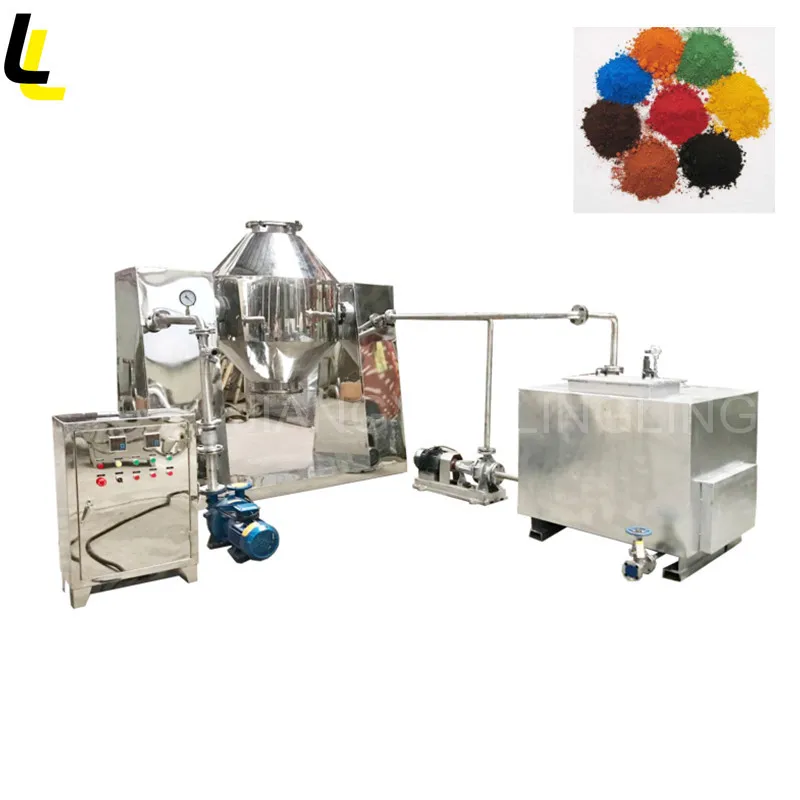 SZG Chemical Silicagel Powder Double Cone Rotary Vacuum Dryer Drying Machine Manufacturer rotary vacuum mixer dryer