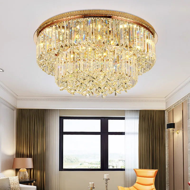 modern luxury k9 crystal chandelier lighting gold chandeliers pendant lights