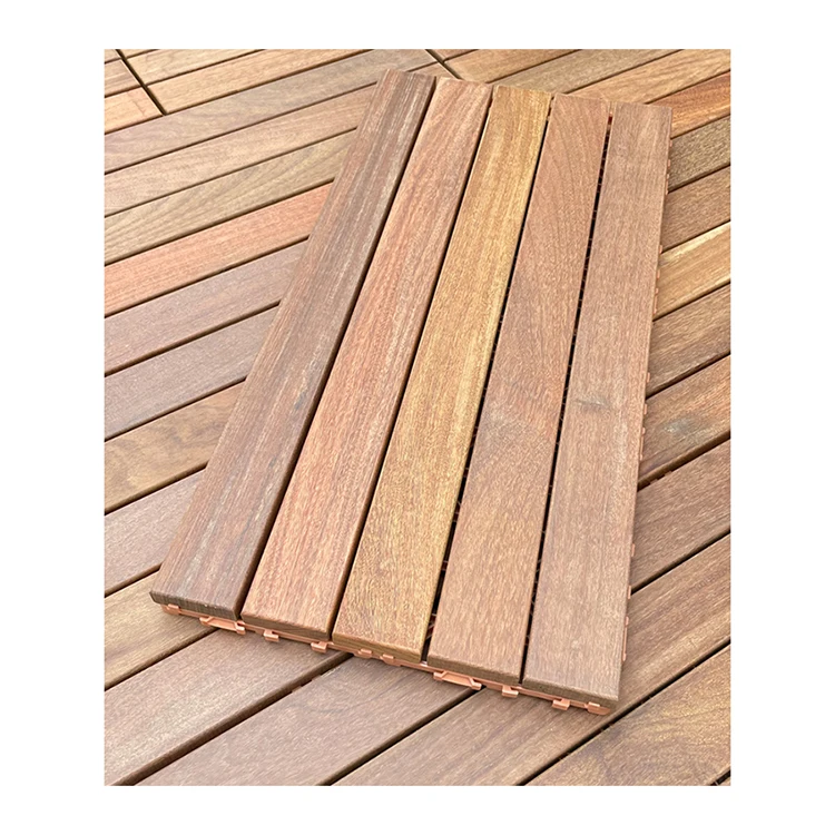 Деревянная напольная плитка из твердой древесины