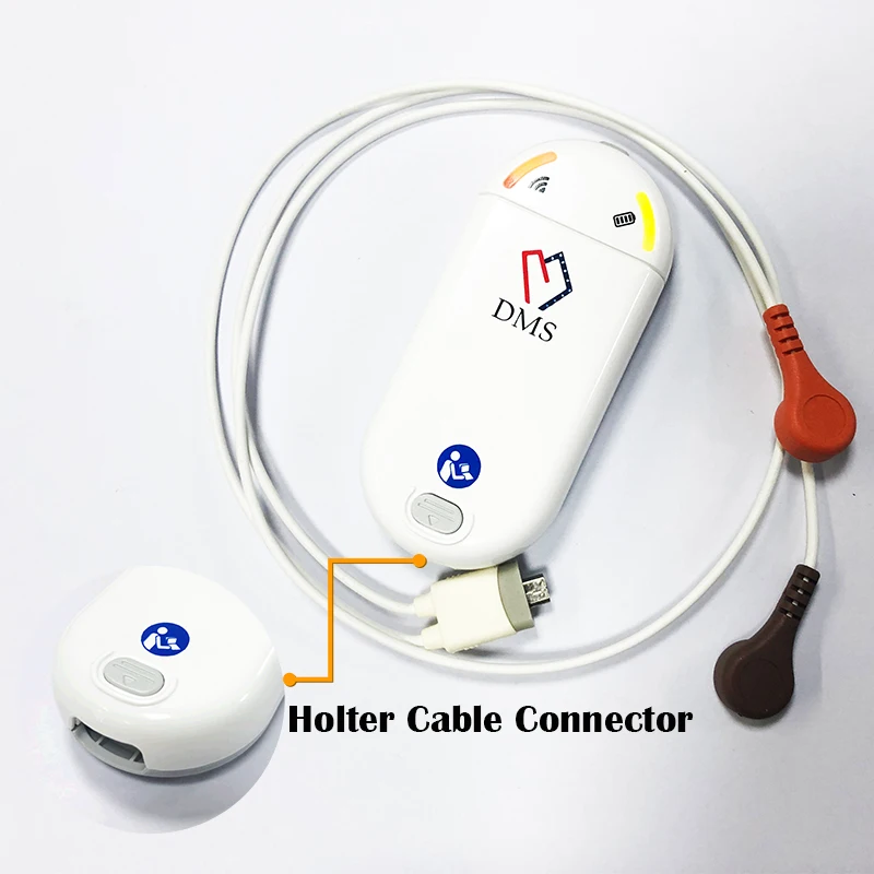 
DMS Latest telemedicine equipment remote Cardiac telemetry ecg monitoring system patch Holter 