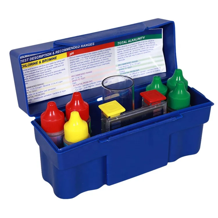 Fenlin pool PH chlorine picinas swimming pool water test kit
