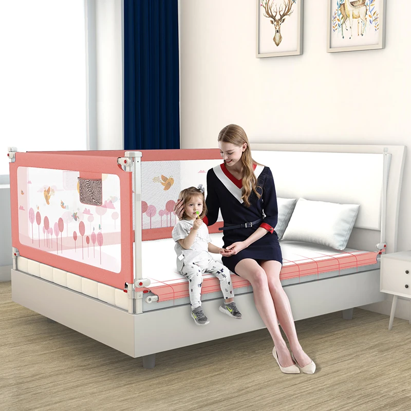 Hot Sale Child Product Adjustable Baby Safety Child Safety Bed Rail/  Baby Bed Barrier Fence Corner Side Rail Guard