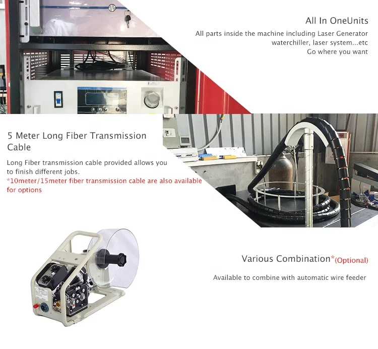 handheld laser welding machine 1000w 1500w 2000w handheld fiber laser welding cleaning and cutting machine