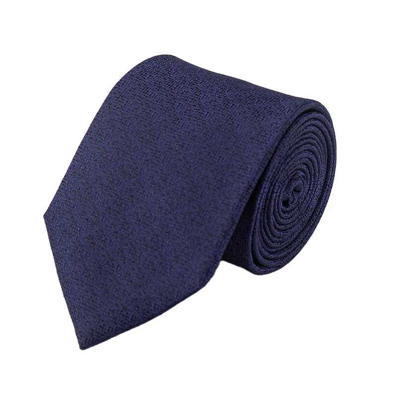 Fashionable Mens Plain Navy Blue Customized Factory Wholesale Mens Silk ties