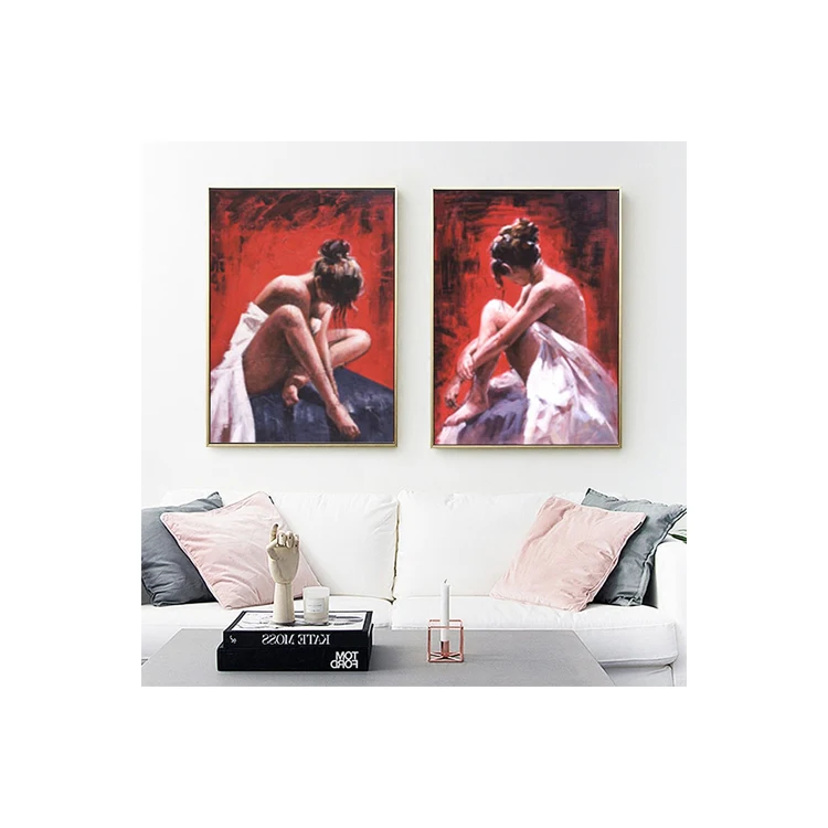 Современный домашний декор абстрактная обнаженная живопись Обнаженная красивая китайская девушка обнаженные Масляные картины по номерам