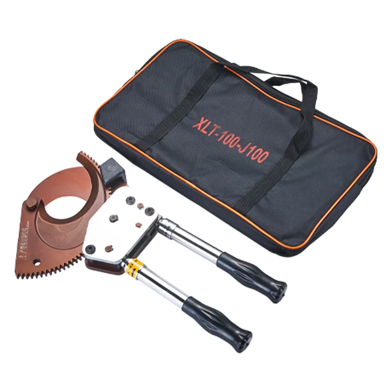 J100 Hydraulic Manual Ratchet Cable Scissors Industrial Electrician Cable Cutter Armored Cable Scissors