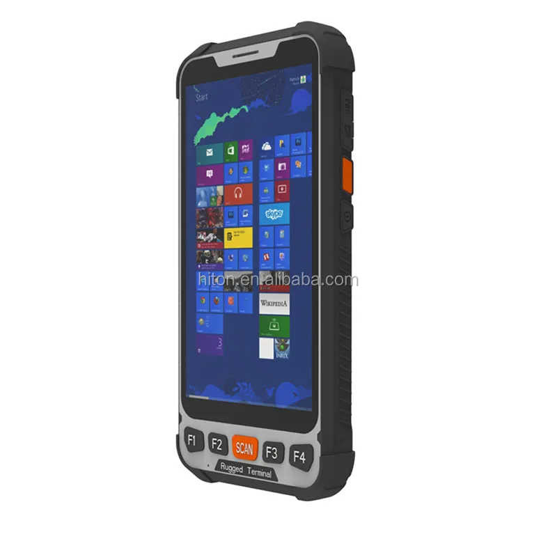 Дешевый ноутбук Win10 pro 4 Гб + 64 ГБ FHD 5 дюйма считыватель кодов RFID PDAs 4G LTE 2D honeywell дюймов планшет с
