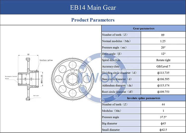 EB14 Series Motorcycle One Way Starter Clutch Gear For Electric Bike Mid Drive Motor Clutch