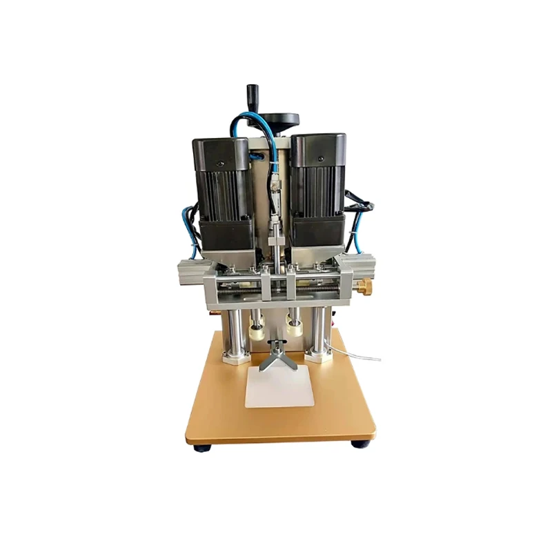 SGJ-80 electric and pneumatic plastic bottle capping machine, spray capping machine