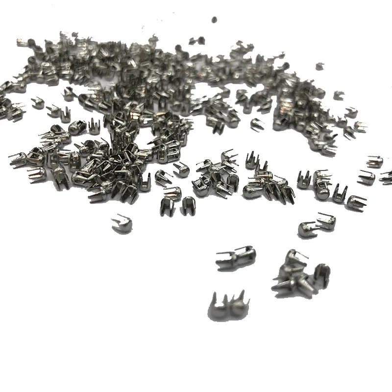 Abs Plastic No Hole Pearl Rivet Studs 2.3mm Round Stainless Steel Four Claw Steel Nail Special Nail For Bubble Machine