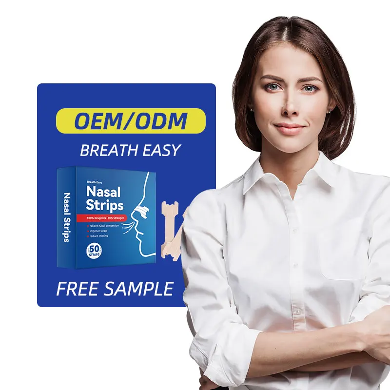 OEM Customized Anti-Snoring Strips Effective Nasal Patch to Reduce Snoring and Improve Sleep Quality