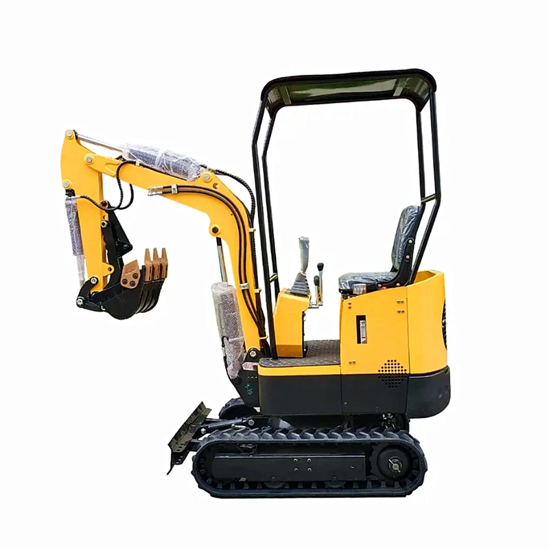 Small Wheel Excavator Excavator Machine High Quality Mini Excavator 1 Ton 1.2 Ton 1.5 Ton Customized Logo Standard Mini Engine
