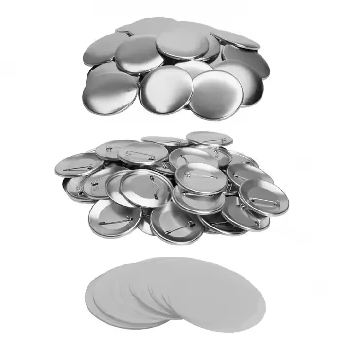 Wholesale Factory Cheap Metal Plastic Blank Raw Materials Custom Tin Back Making Part Round DIY Pin Button Badges