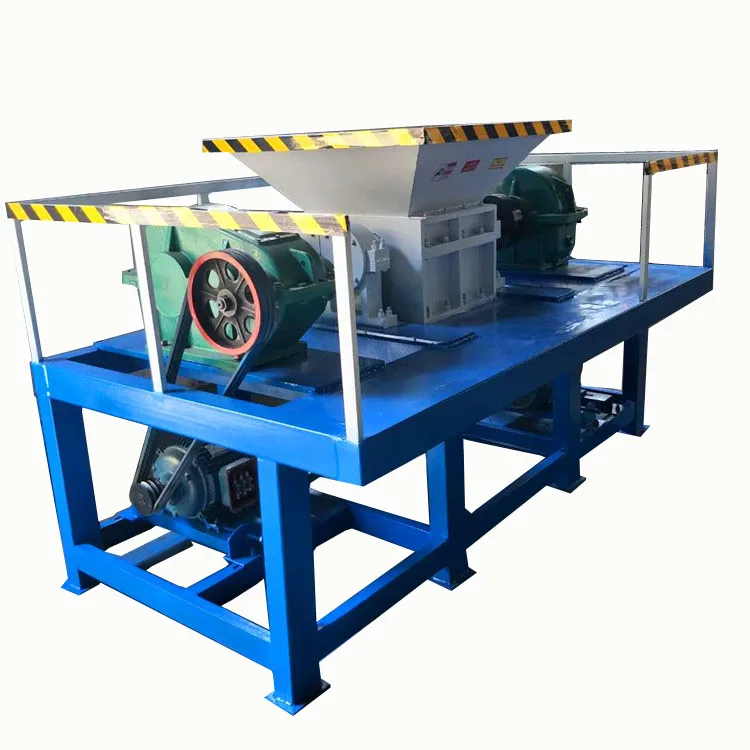 rubber Crumb Tire Shredders double shaft truck rubber car tire shredder machine for sale