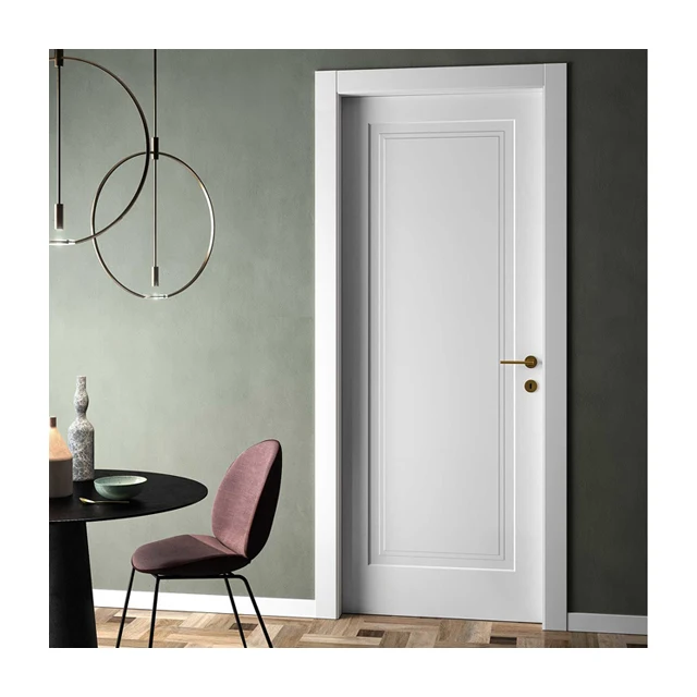  Белые предварительно подвешенные 1 панель с шейкером интерьерные двери для проектов