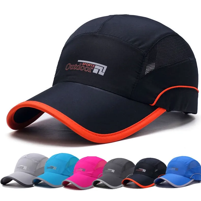 Wholesale Custom Quick Dry Breathable Lightweight Summer UV Protection Outdoor Cap Hiking Running Basketball Hats for Men Women