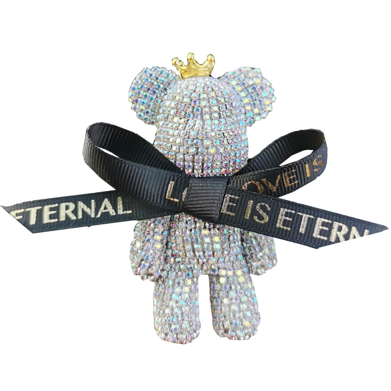 Автомобильный зажим, парфюм, ароматическое украшение, милая кукла, медведь, освежитель воздуха, интерьер, черный аромат, аксессуары