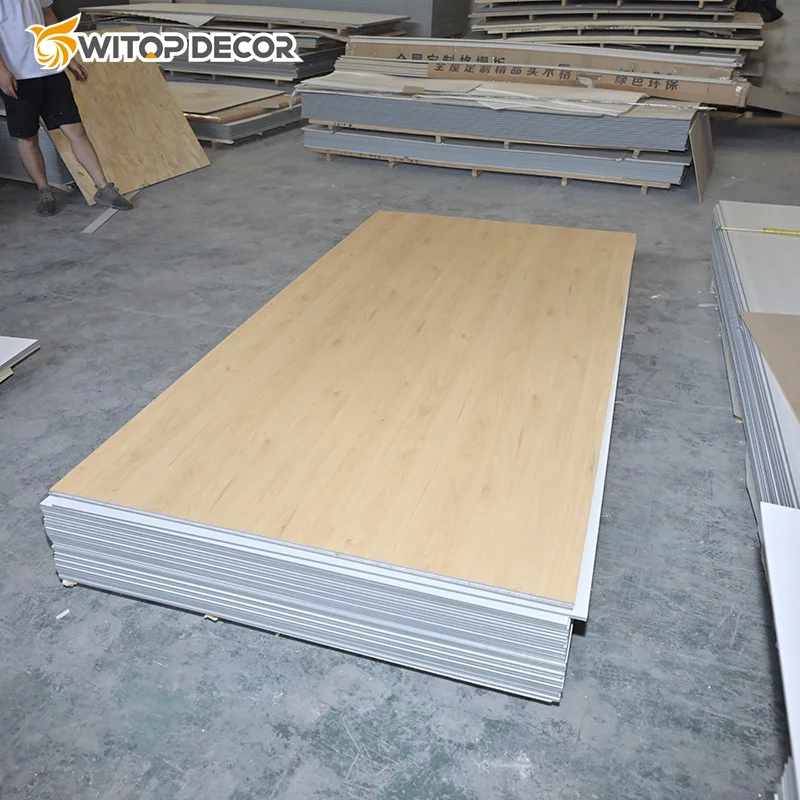Bamboo charcoal wood fabric board wall decoration wood grain