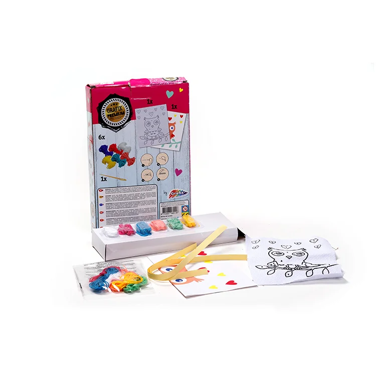 Customized Oem Designs Animal Kit Cross Handmade Embroidery Diy Stitch Kits