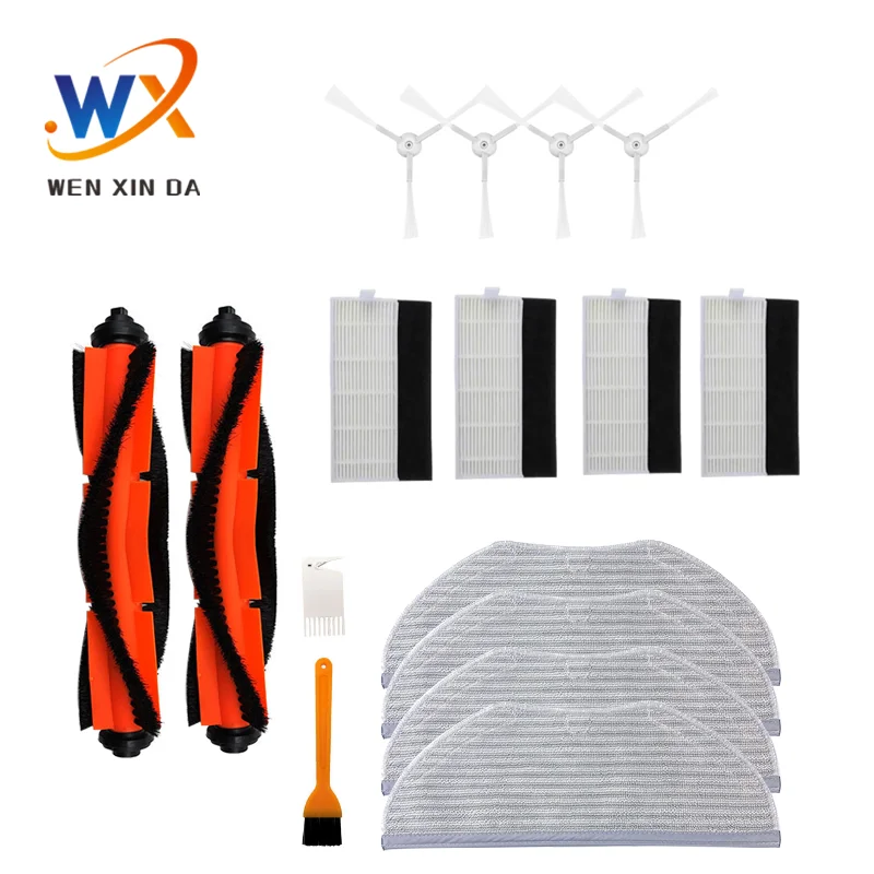 Набор аксессуаров для робота-пылесоса Xiaomi Mi основная щетка фильтр НЕРА Швабра запчасти Mijia G1 skv4136g1