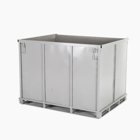 Customized Large Load Metal Pallet Box Stackable Steel Box Pallet Steel Pallet Box