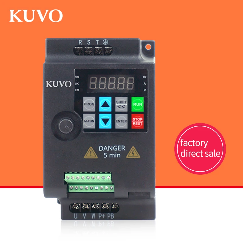  380V 0.75kw 1HP Мини VFD преобразователь частоты переменного тока для управления скоростью