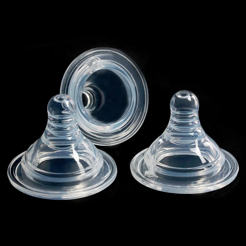 Natural flow soft nipple for newborn low price high quality feeding bottle nipple