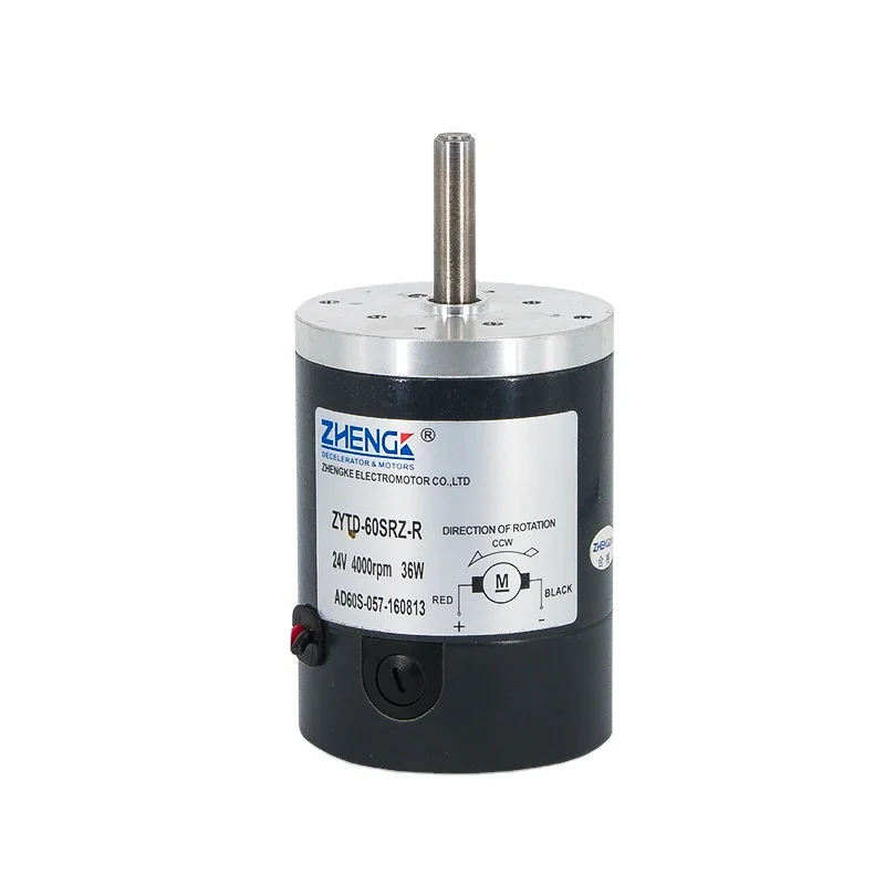 Двигатель ZHENGKE PMDC ZYTD 60SRZ R1 R2 12V3000R для робототехники