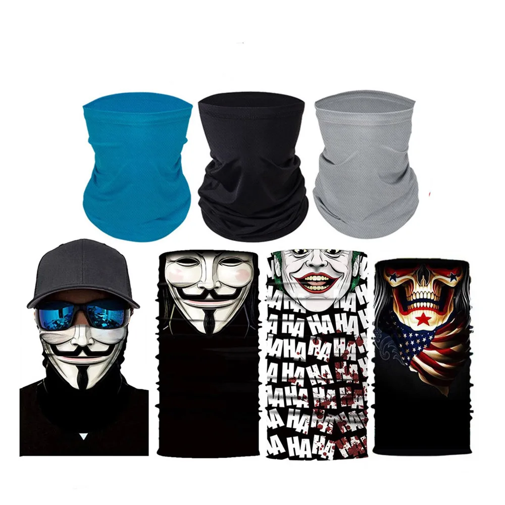 
 Новый материал для мужчин, напечатанные на заказ трубы для шеи, серебряные ионы, американский флаг, бандана на складе  