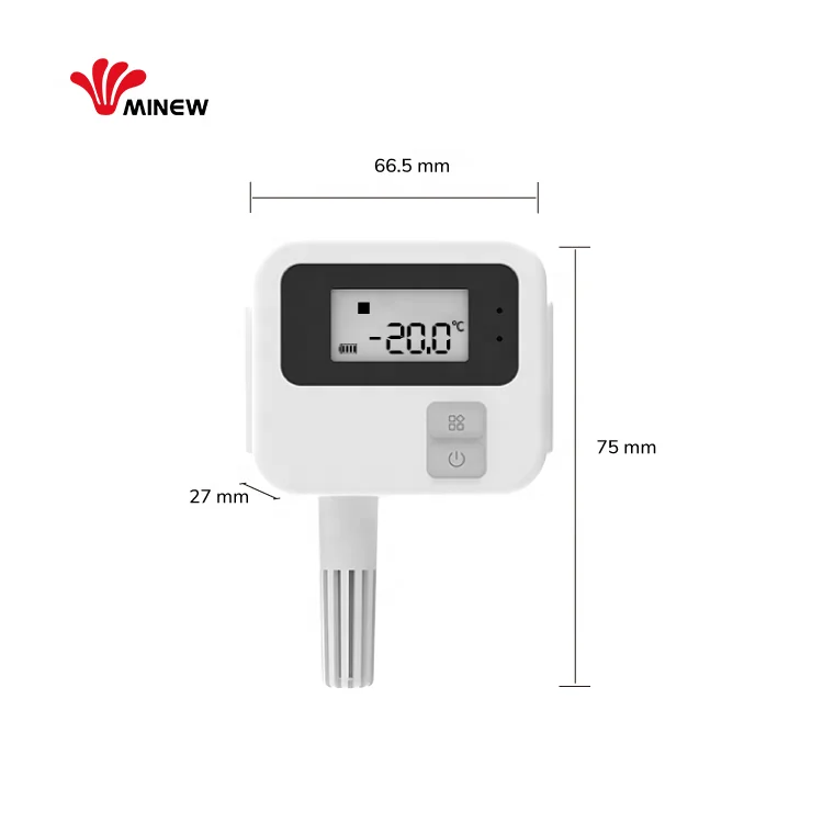 Digital Thermometer Hygrometer Industrial IoT Wireless Temperature Sensor BLE Data Logger Temperature Meter Digital Wireless Tem