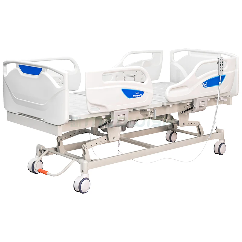 ABS прикроватная кровать, 5 функций, роскошная электрическая регулируемая Клиническая Больничная кровать для кормления