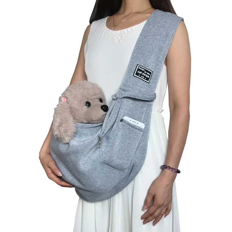 Popular Dog Bag Carry Bag Pet Sling Carrier Travel Safe Puppy Sling Bag Fashion Solid Sustainable Best Sellers in Carrier Slings