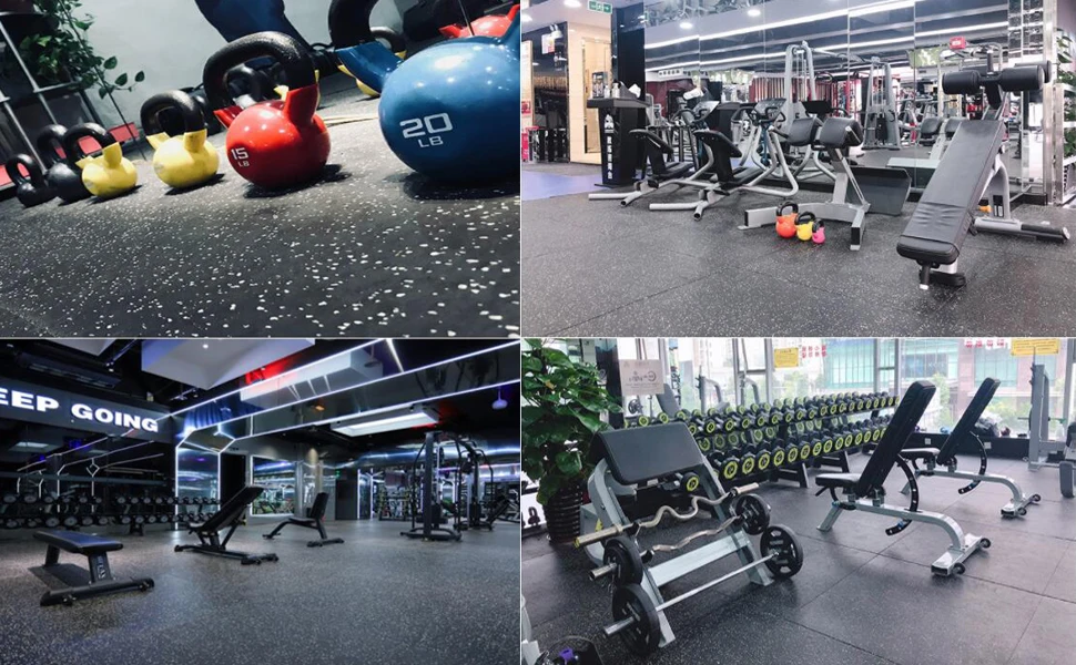 Factory Wholesale Thick Rubber Flooring Roll For Gym