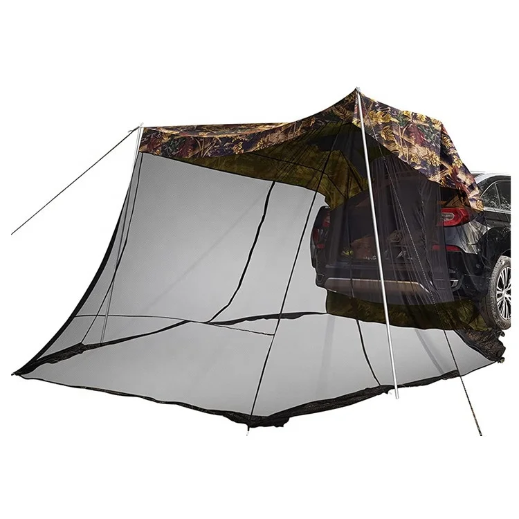 Car Rear Tent With Mosquito Net For Picnic