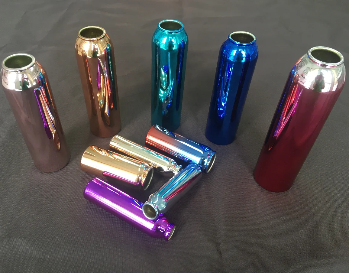 Customized empty aluminum aerosol spray can