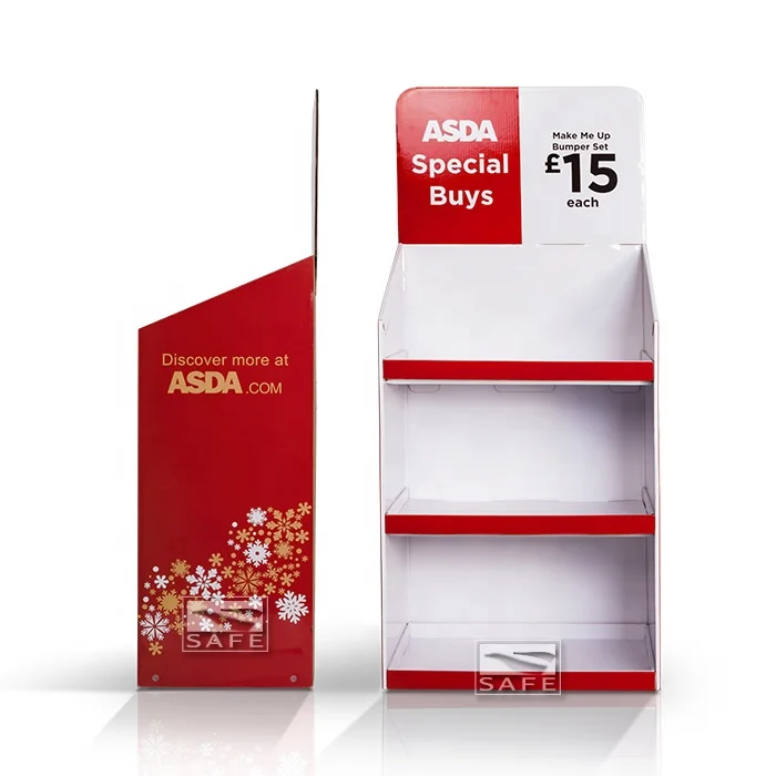
Offer sample service corrugated cardboard floor display stand,cardboard display shelf,carton cardboard display stand rack 
