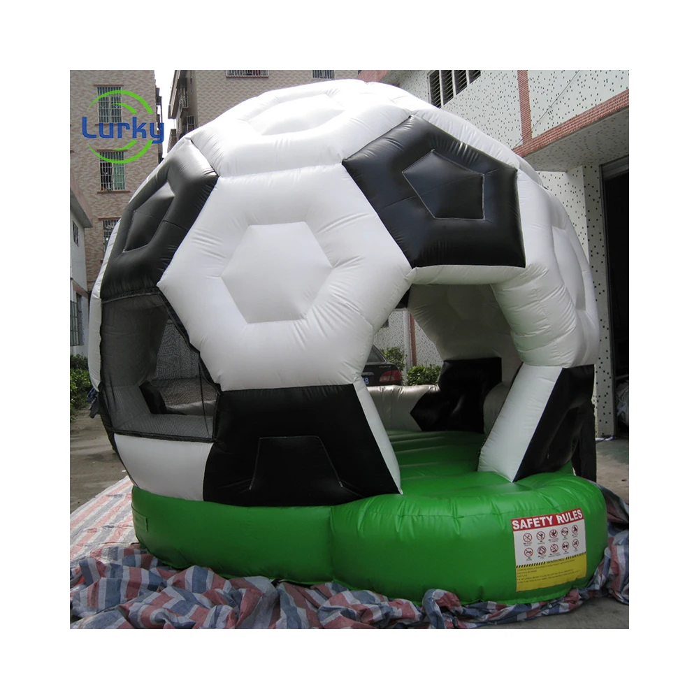 Commercial Customized Football Shape Jumping Bounce House Inflatable Bouncy Castle Outdoor Household Bouncy Castle Ball Style