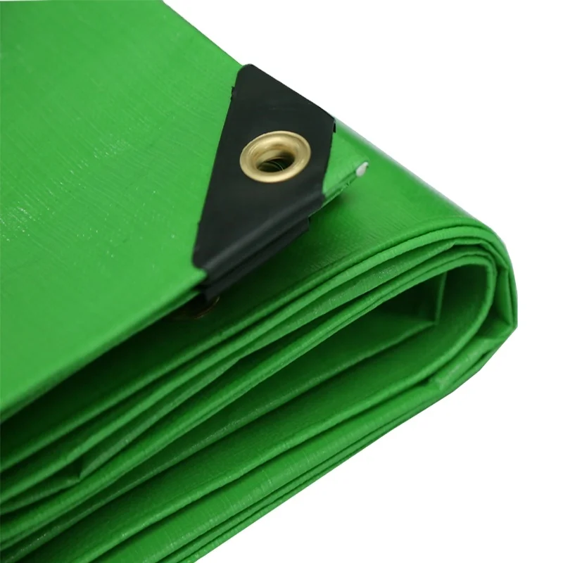 Million green industrial heavy duty transparent fabric double side water proof pe tarpaulin lona poly tarp sheet