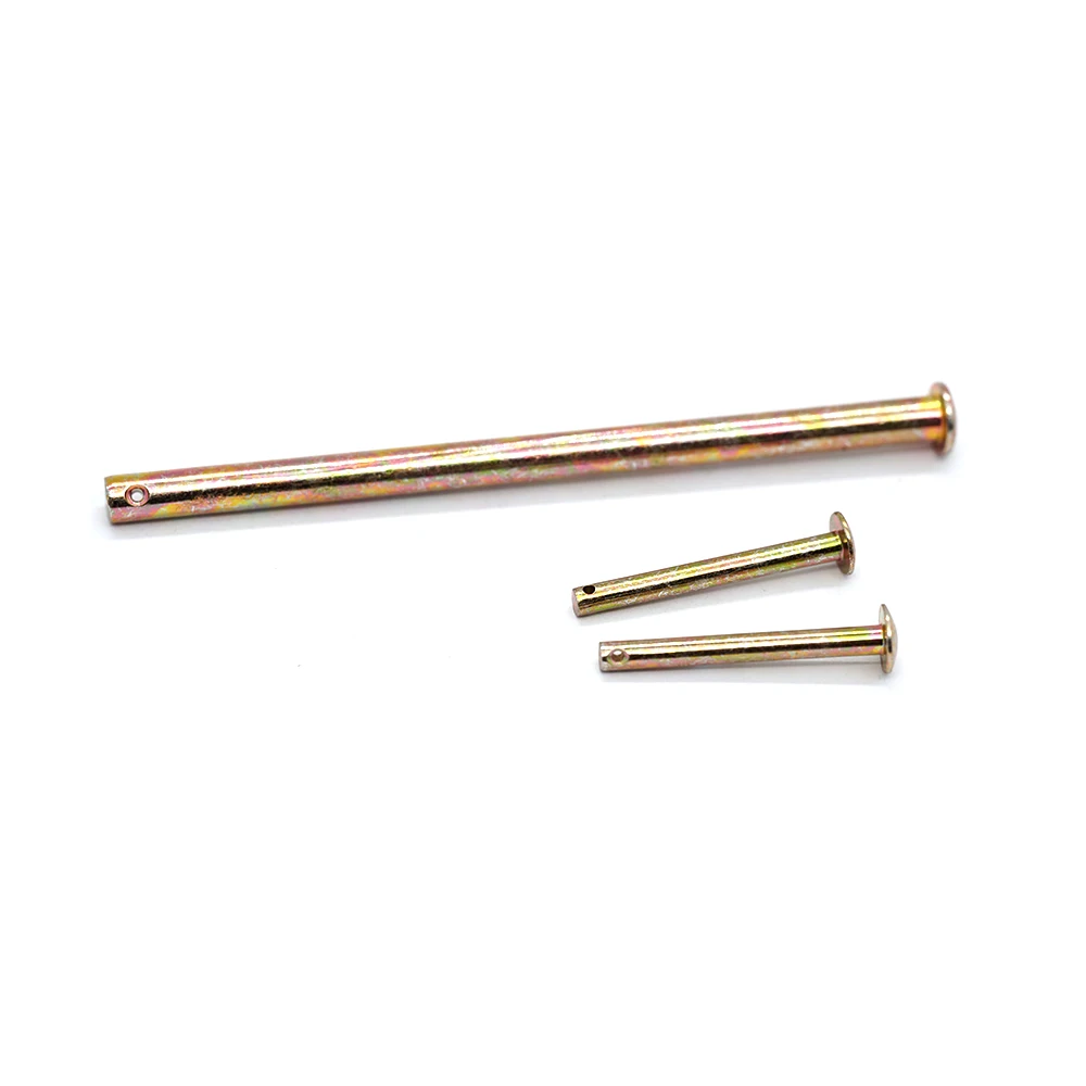 Chinese factory Flat Head Cylindrical spring Locating Clevis Pin With Hole Din1444 b