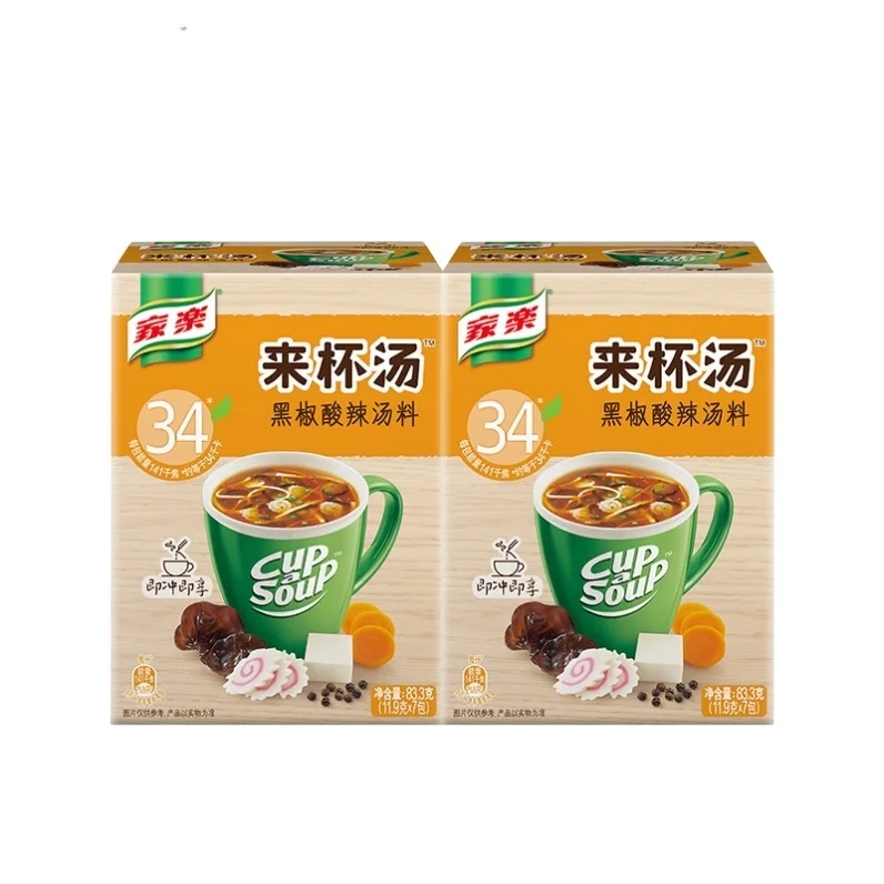 Chinese Style Soup Dumplings Instant Wakame Hot And Sour Mushroom Chicken Soup Pack Instant Food