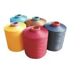Free Samples Waterproof Recycled Polyester DTY Yarn 75D 36F / 72F / 144F