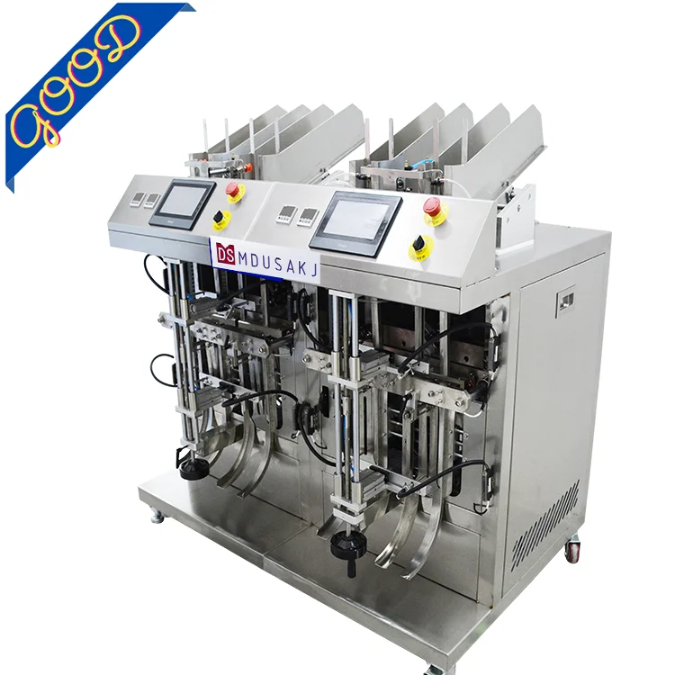 Factory direct supply four-head automatic filling machine aqua filling machine quantitative filling of liquid lubricating oil.