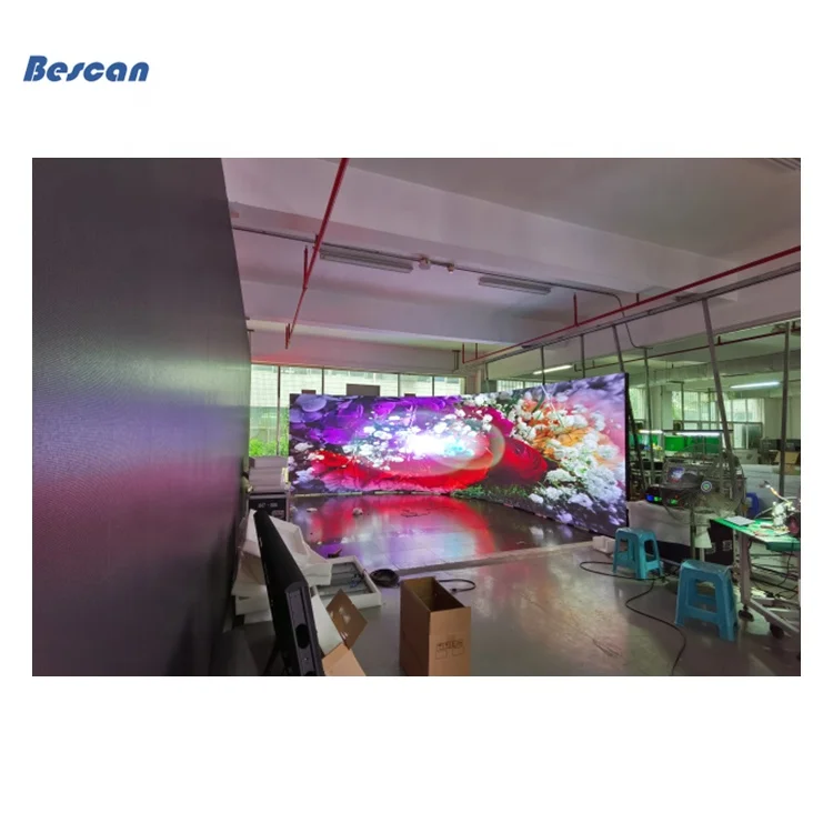 Small Pixel Pitch P1.95 Indoor Curved Rental Led Screen Display Virtual Production Led Wall For Filming Tv Studio Broadcast