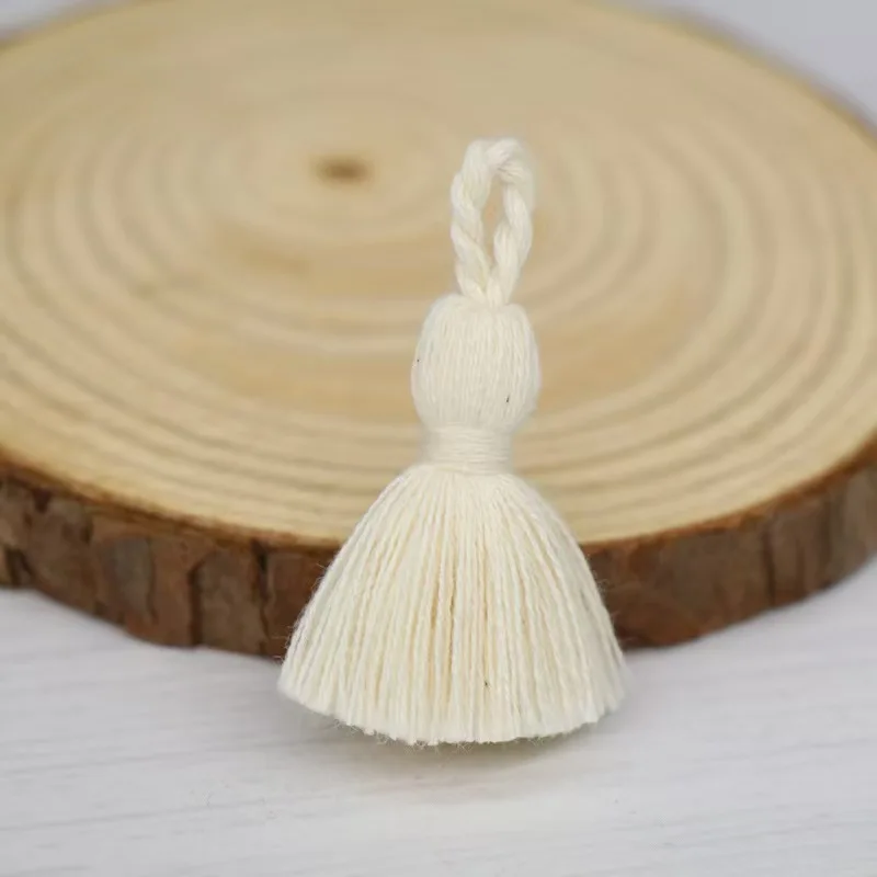 Wholesale Popular curtain garment accessories  cotton 3cm DIY small tassel