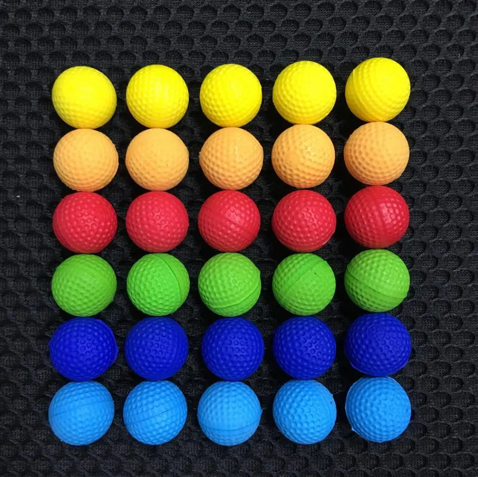 400pcs/pack 400 round refill pack PU ball foam bullets ball for toy gun blasters