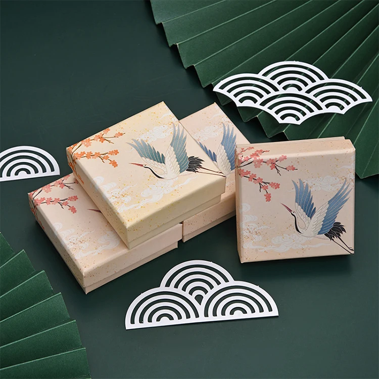 Luxury custom Ring jade pendant packing led light leather jewelry ring box led light Jewelry Box packaging