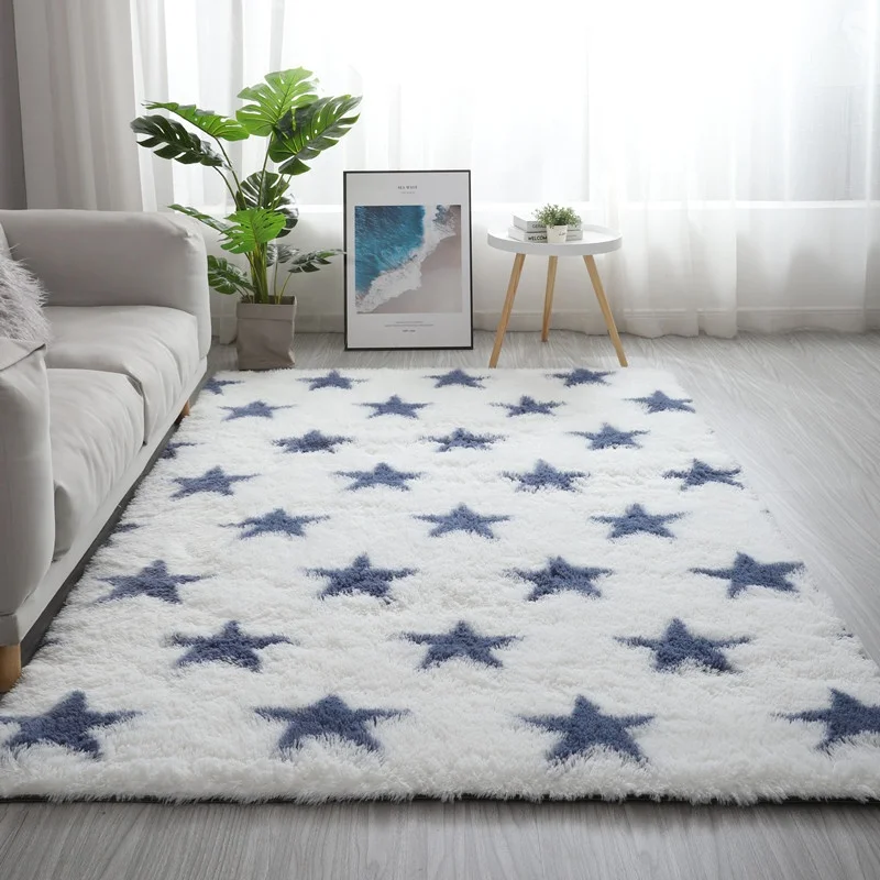 Soft Indoor Large Modern Area Rugs Shaggy Patterned Fluffy Carpets Suitable for Living Room and Bedroom carpet for living room
