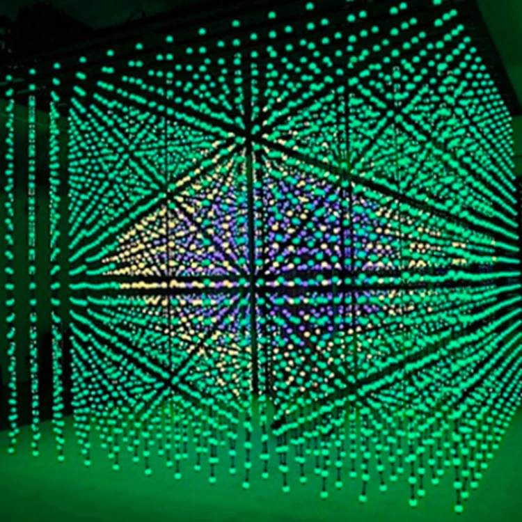 Уличная светодиодная гирлянда с 3d мотивом gouly rgbw для рождественских шаров романтическое украшение атмосферы 3D светящийся шар