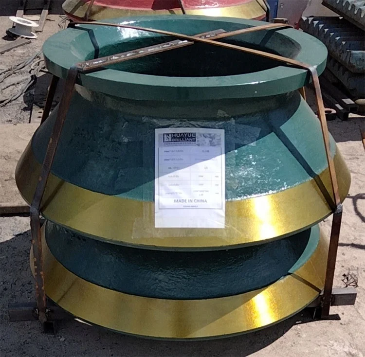 High Quality Hydraulic Cone Crusher Wear Parts Mantle and Bowl Liner for Mining Machines