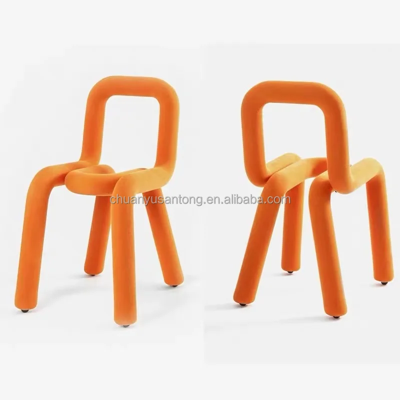 Скандинавский обеденный стул золотые металлические ножки бархатные стулья ворсовые розовые для